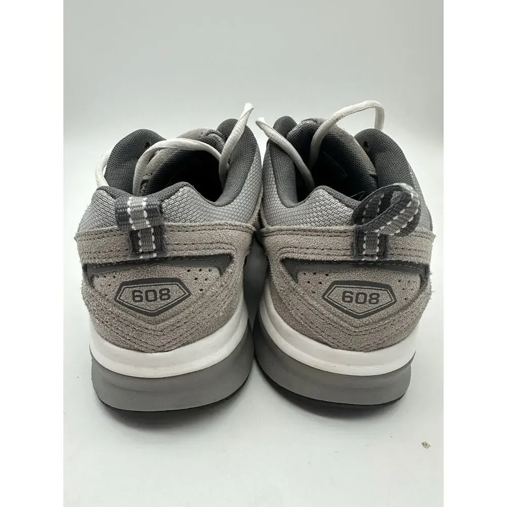 NEW BALANCE 608 Suede Leather Sneakers Men’s Size US 8.5 4E Gray Walking Shoes